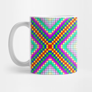 rainbow grid Mug